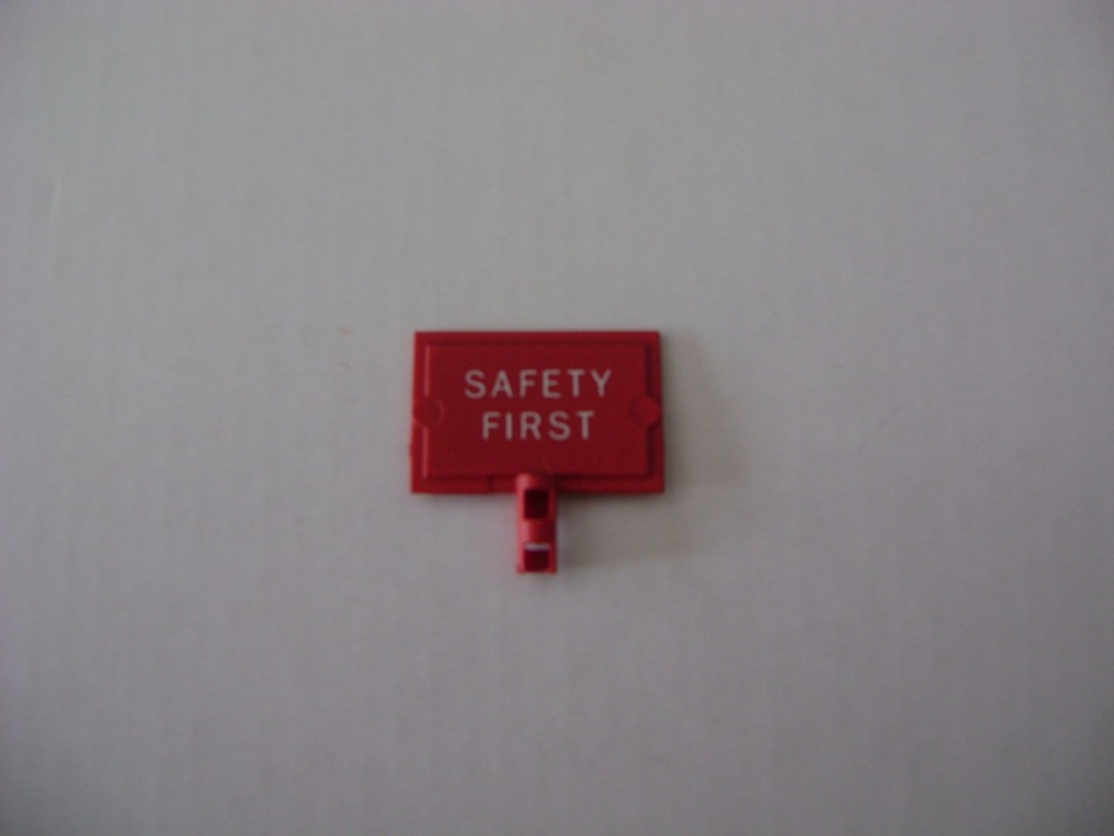 Lionel 69 Motorized Unit Safety First Sign