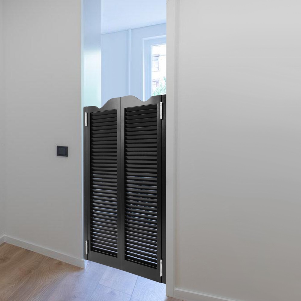 Wood Cafe Door, Bar Doors, Half Door for House, Kitchen Rectangular