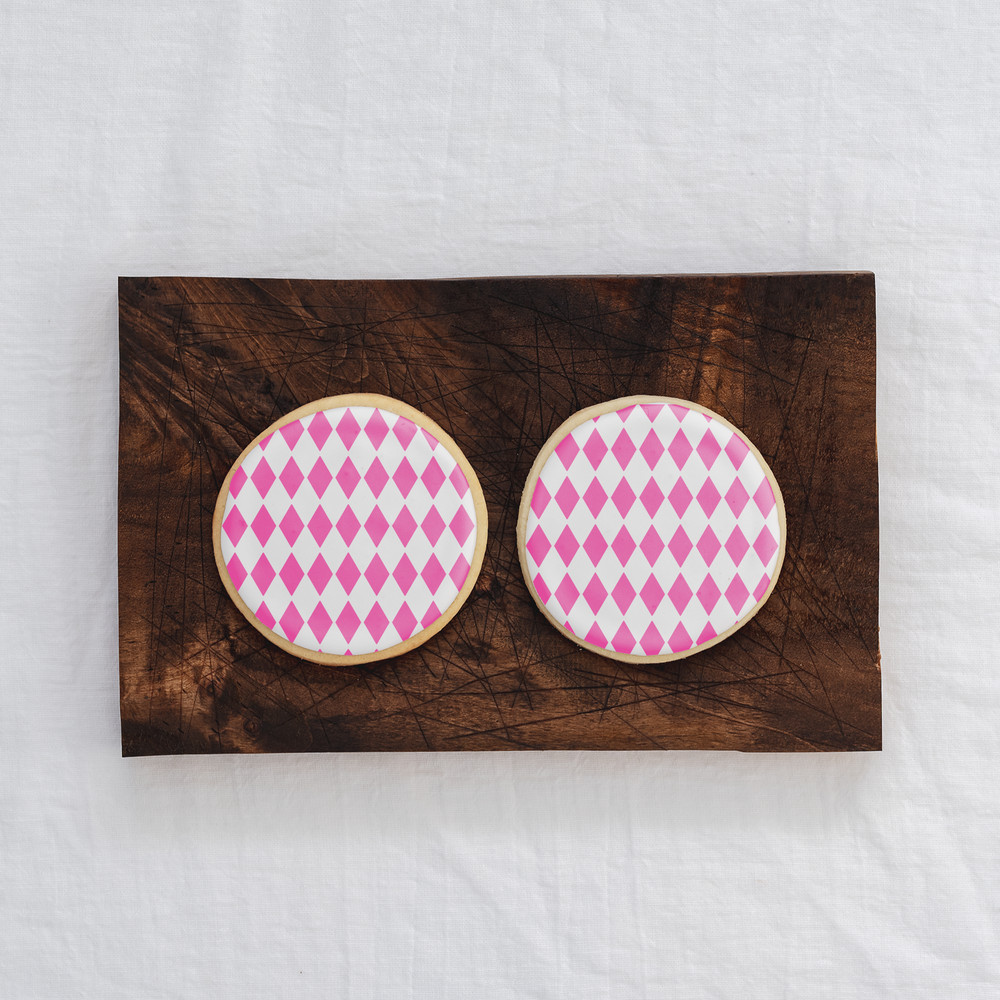 Harlequin Cookie Stencil - Durable & Reusable Mylar Stencils