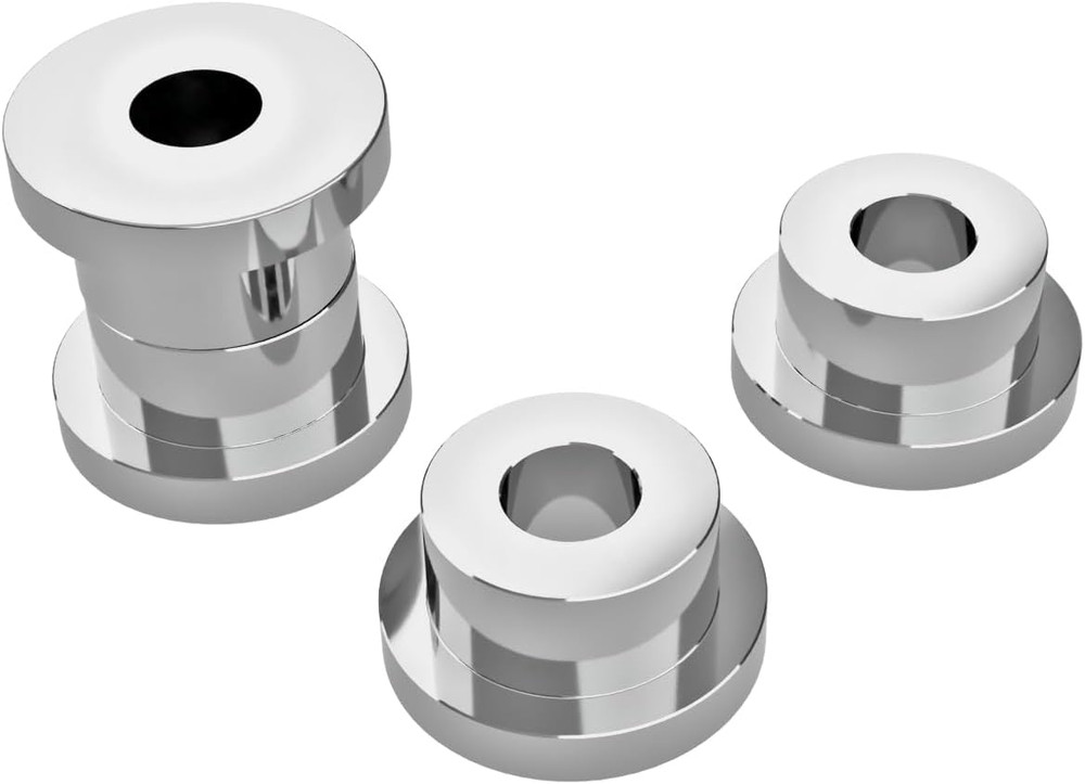 CNC Solid Billet Handlebar Riser Bushings Compatible with Harley Softail Dyna Sp