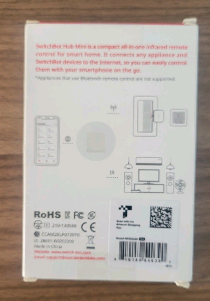 SwitchBot Hub Mini Smart Remote Home Control IR Blaster - NEW