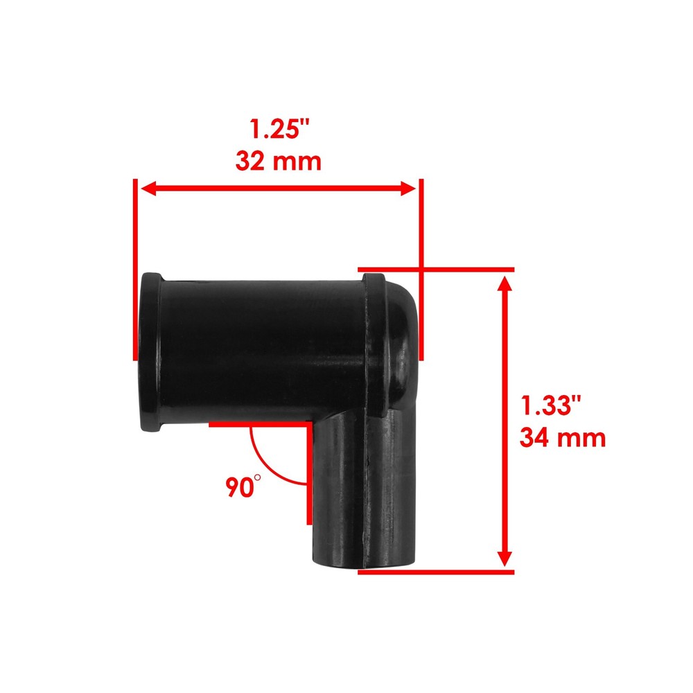 Caltric 21130-2060 Spark Plug Boot Cap for Kawasaki