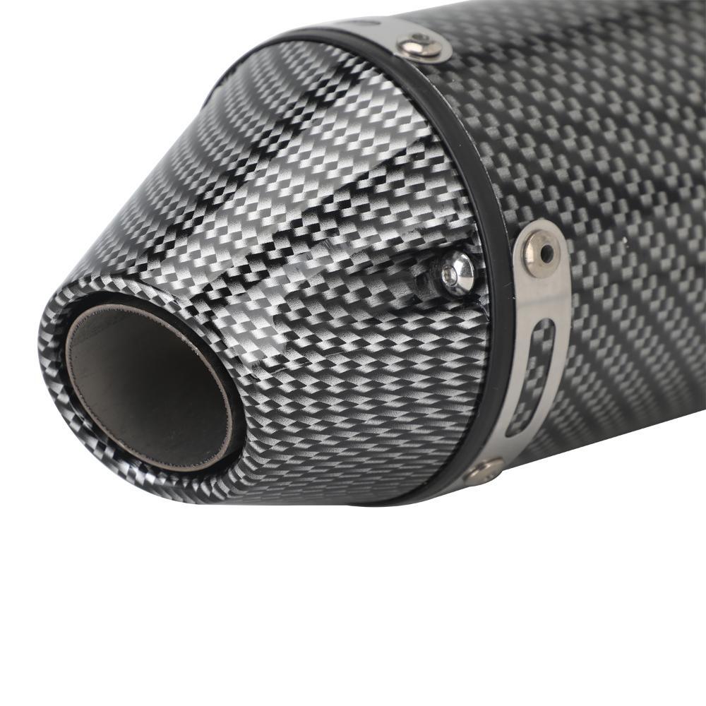 Motorcycle Exhaust Pipe Carbon Fiber for KLX110 KLX110L 2012-2024 Dirt Bike