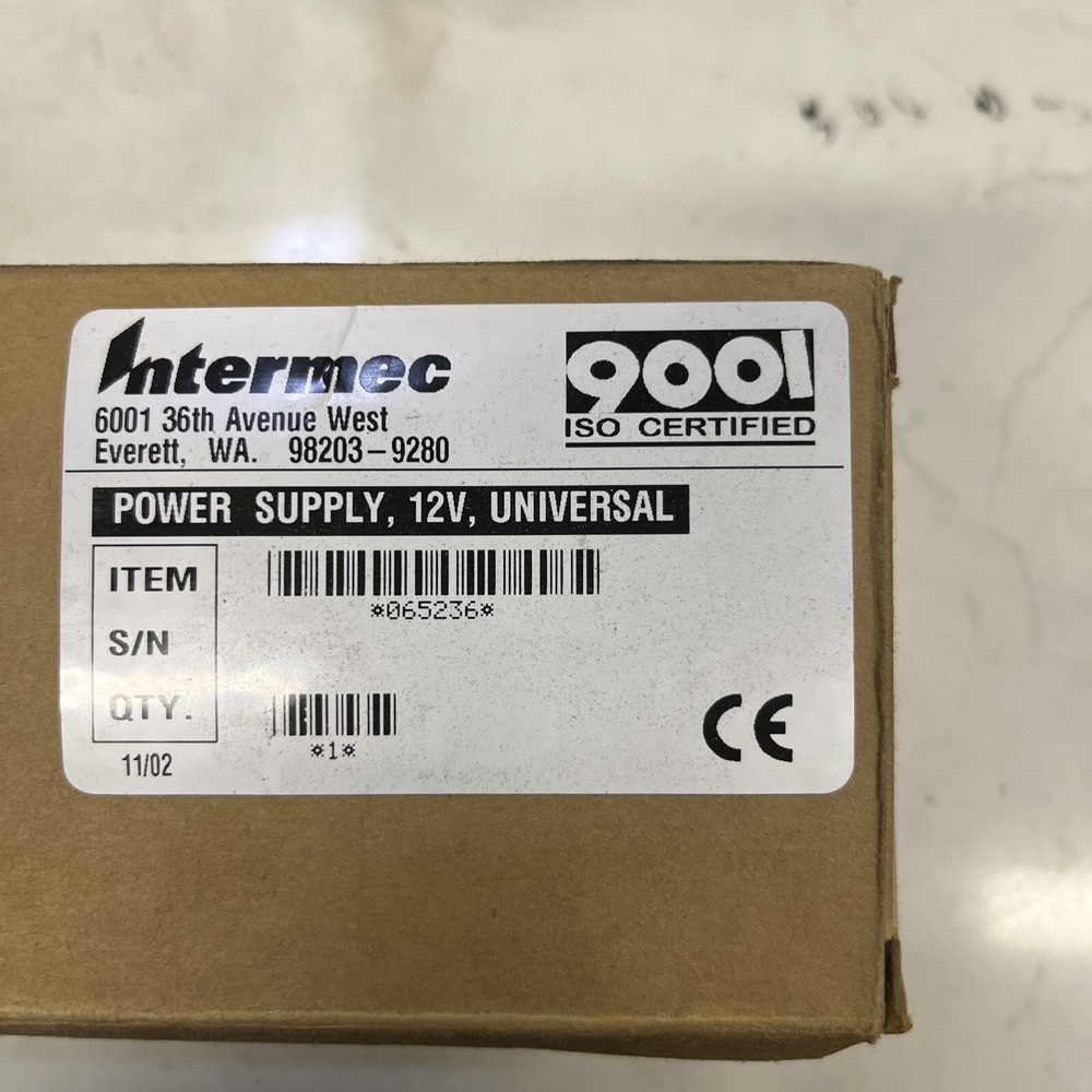 Intermec External Power Supply 065236 E78