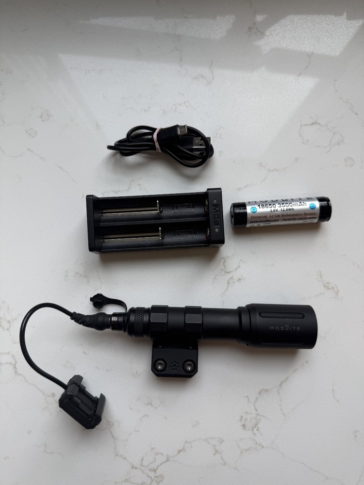 Modlite PLHV2 Light Package Black with Hot Button & Offset Mount (w/ VIDEO)