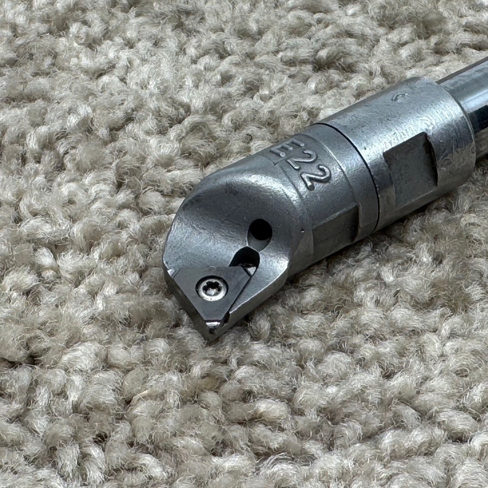 KAISER 12mm SOLID CARBIDE BORING BAR + INSERT HEAD - 10.615.239 & 10.615.283