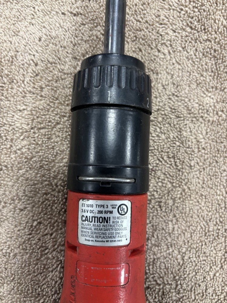 Snap On Tools Cordless Screwdriver Drill ET 1010