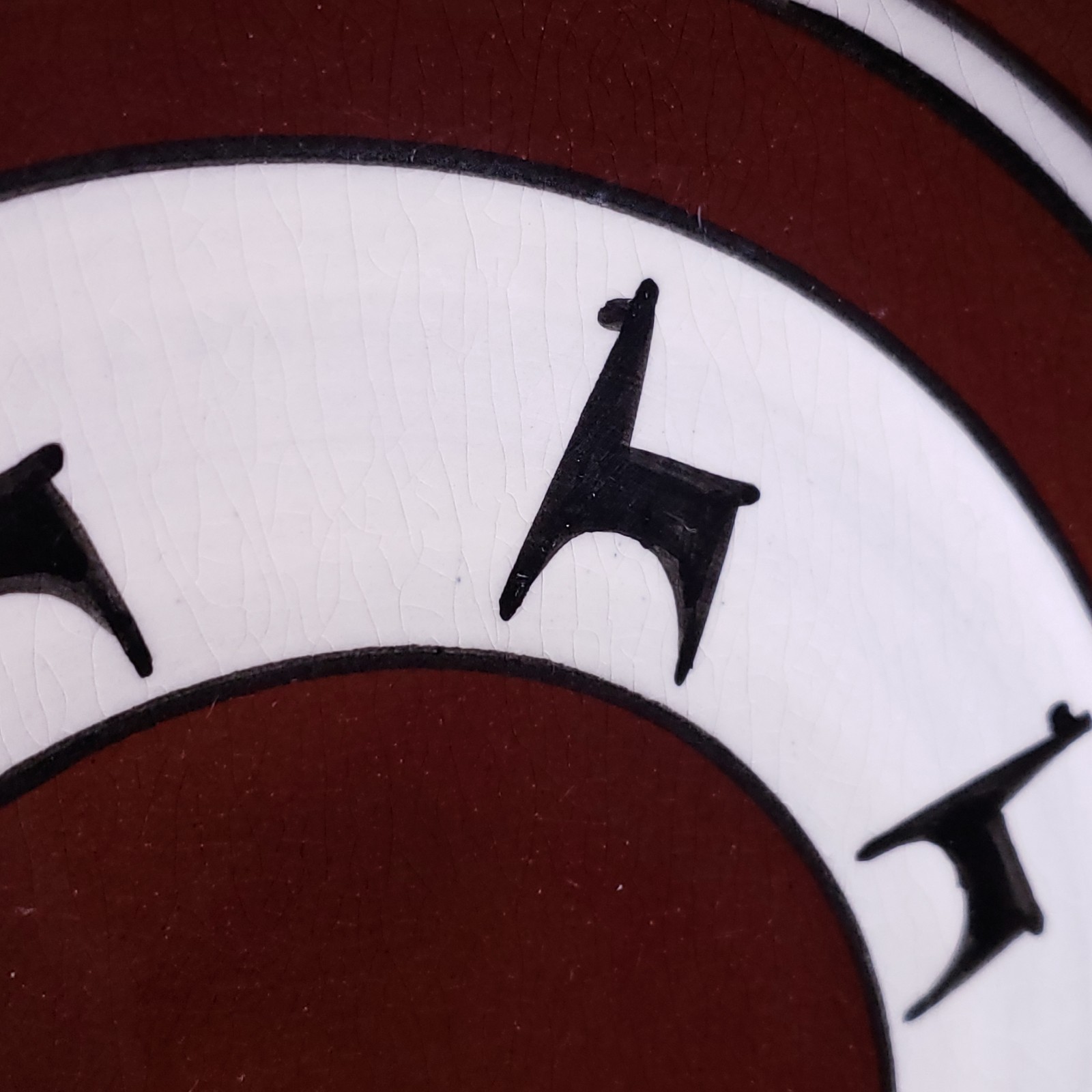 LOS REYES PERU Redware Llama Alpaca Folk Art Pottery Decorative PLATE SET