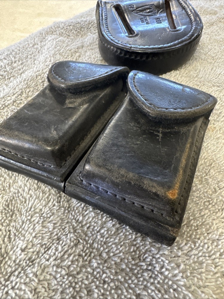 Leather Handcuff Case And 2 Pocket Case