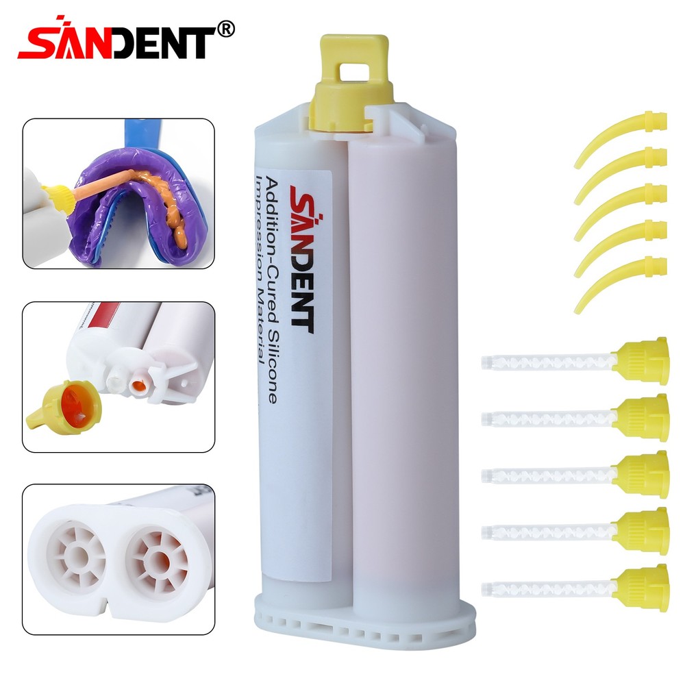 Light Body Regular Set Dental VPS Impression Material, 50ml x 4
