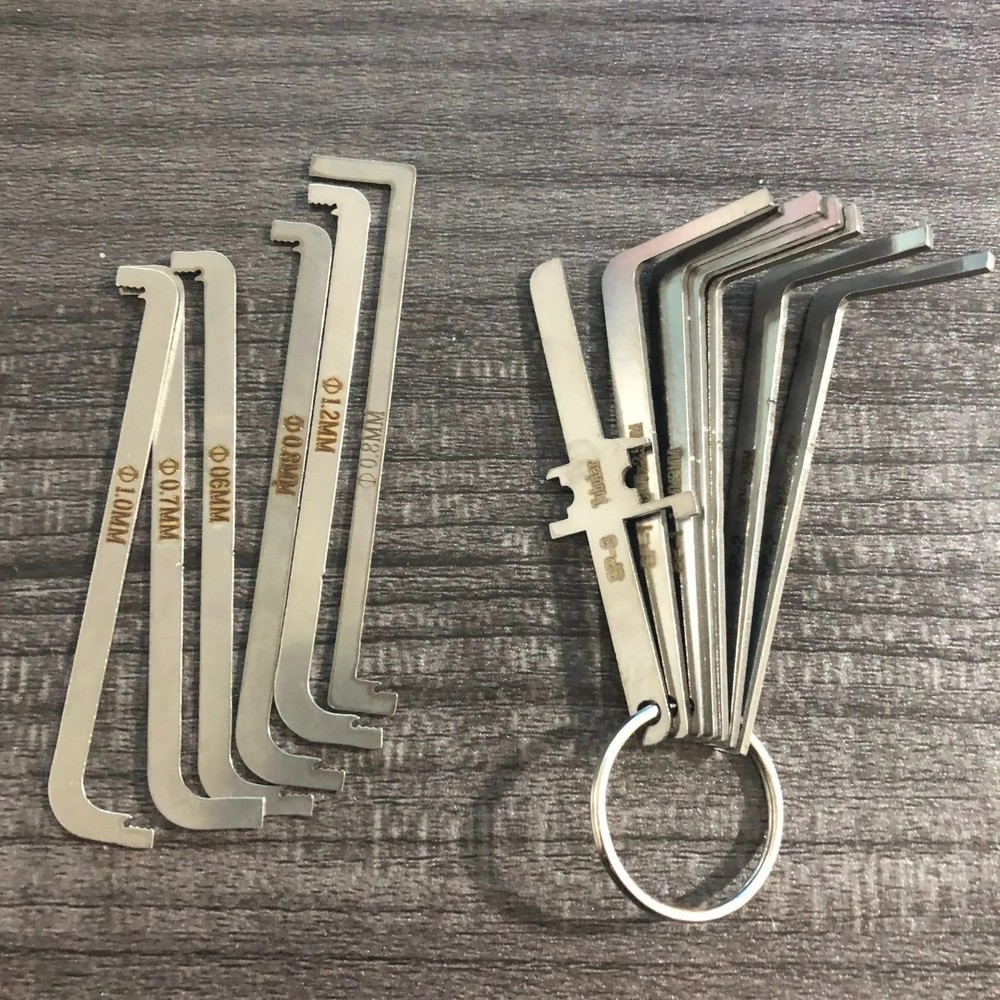 13pcs Turning Tool Lock Tension Wrenches Locksmith Pick Tool New