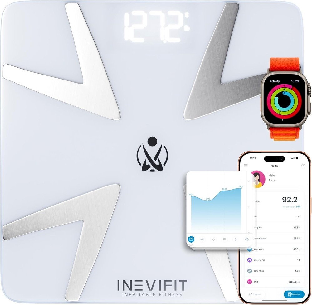 SMART Body Fat Scale, Highly Accurate Bluetooth Digital Bathroom