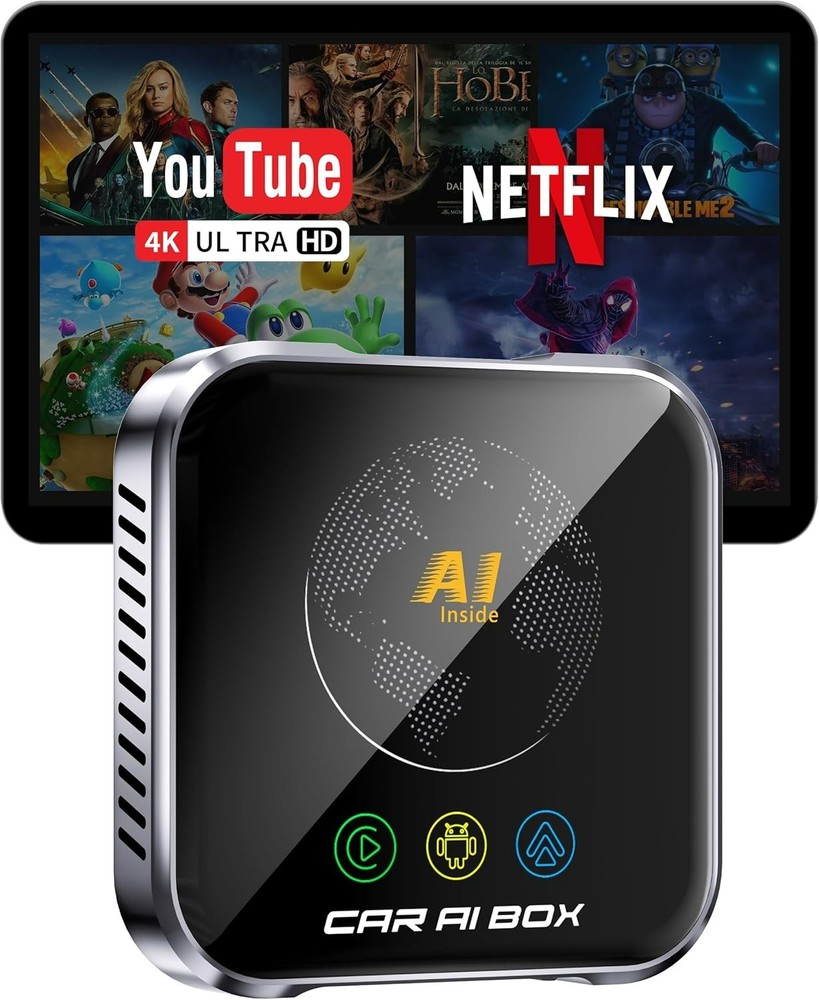 Magic AI Wireless CarPlay / Android Auto Upgrade Stream YouTube & Netflix