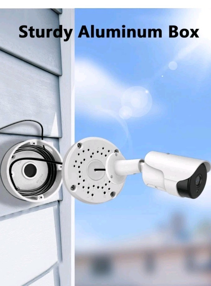 8 Pk. Only Compatible with Bullet Camera Universal Bullet Camera Mount Bracket