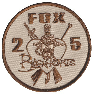 USMC Fox Company 2/5 Blackhearts Patch