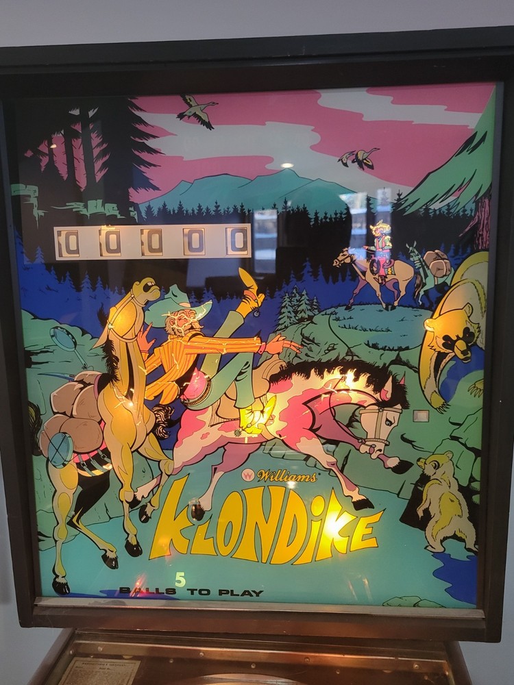 Williams Klondike Pinball Machine