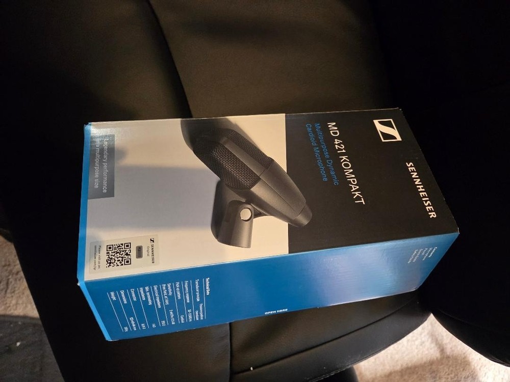 Sennheiser MD 421 KOMPAKT Open Box Multipurpose Cardioid Dynamic Microphone