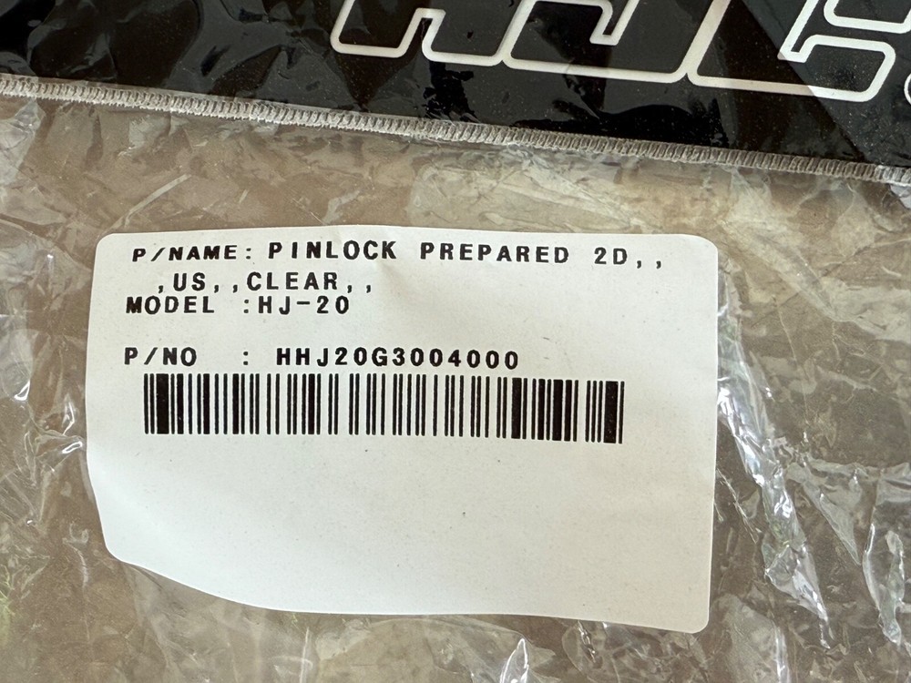 New HJC Model HJ-20 Clear Shield