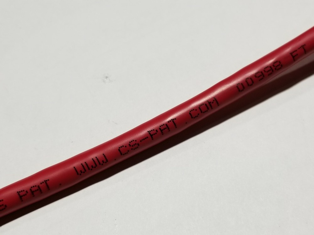 Commscope CS34R 23/4P Cat6 U/UTP WebTrak Riser Network Ethernet Cable Red /100ft