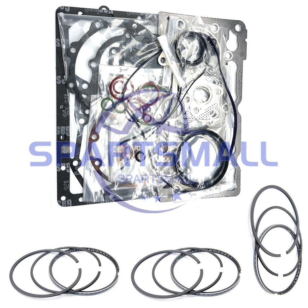 Full Gasket Kit+Piston Rings for Yanmar 3GMD Engine