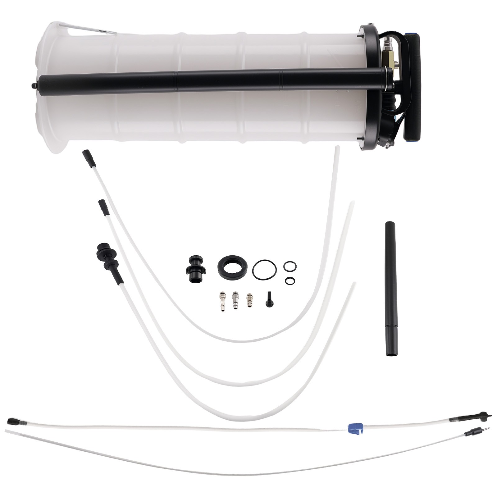 Oil Fluid Extractor Pneumatic/Manual Oil Change Vacuum Pump 1.74Gal/6.5L