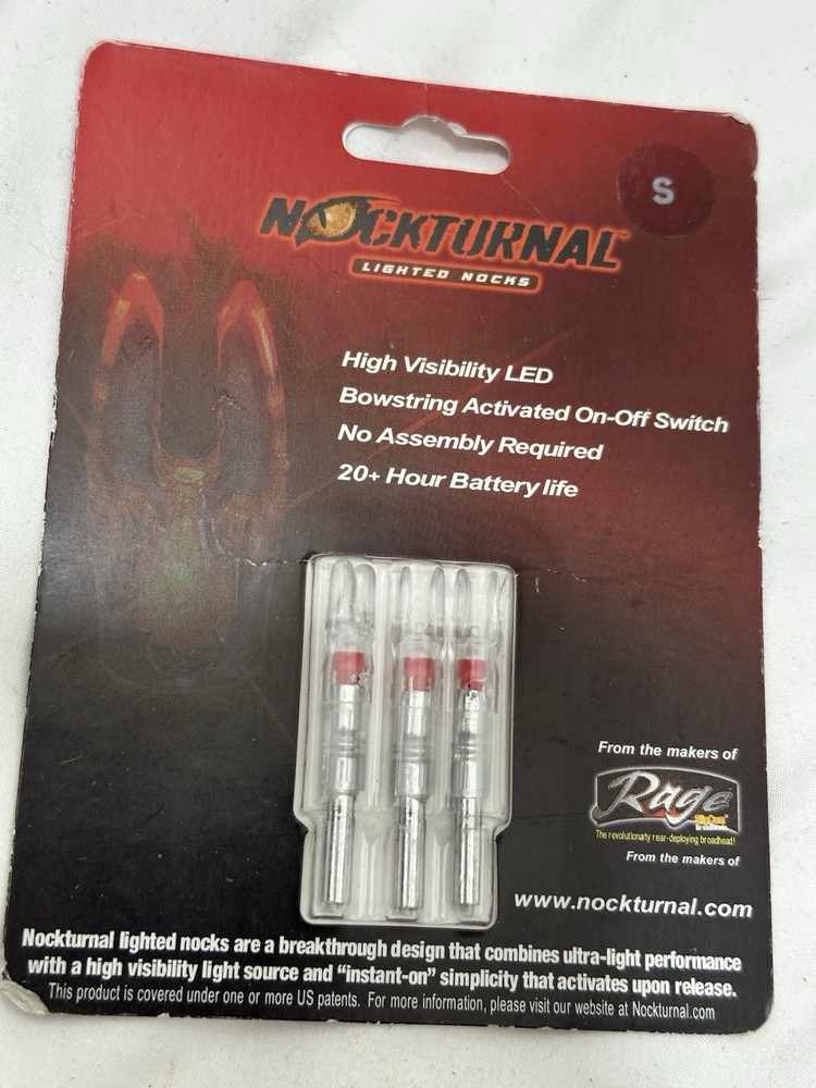Mockturnal Lighted Nocks Green Size Small