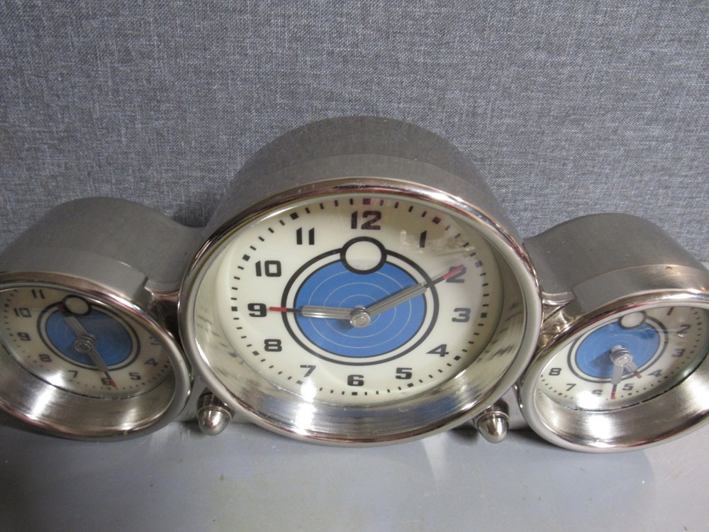 POTTERY BARN DASHBOARD DESK CLOCK