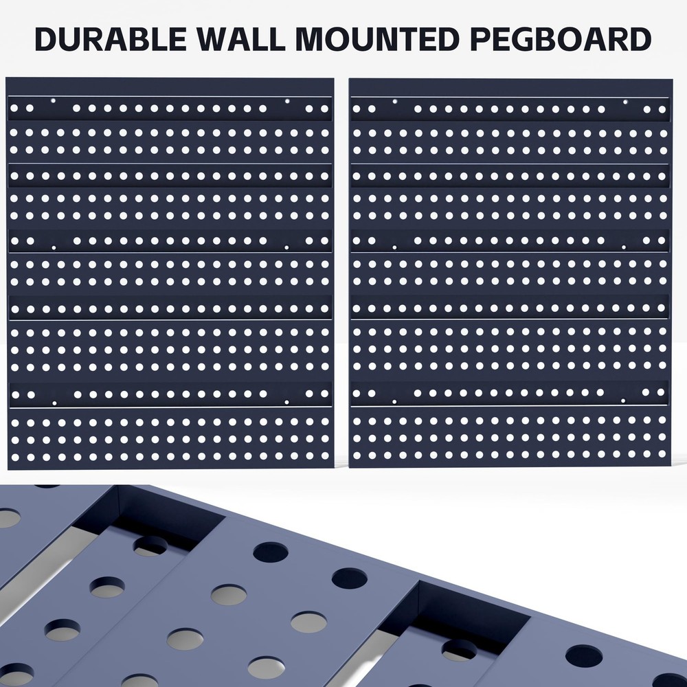 KJE 30PCS Wall Mounted Storage Bins, Plastic Tool Small, Large, Black, Yellow
