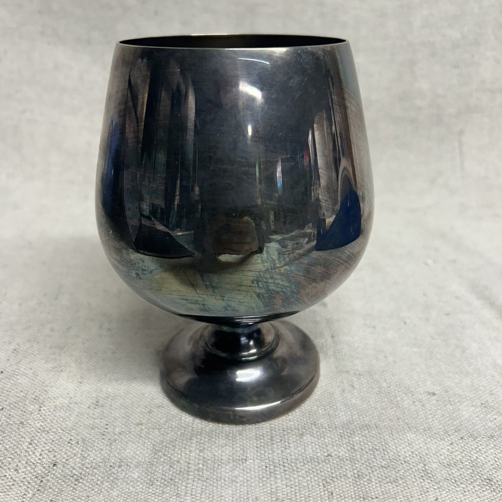 VTG EPCA Silverplate Goblet Trophy by Poole 822 1972 Silver Buckle