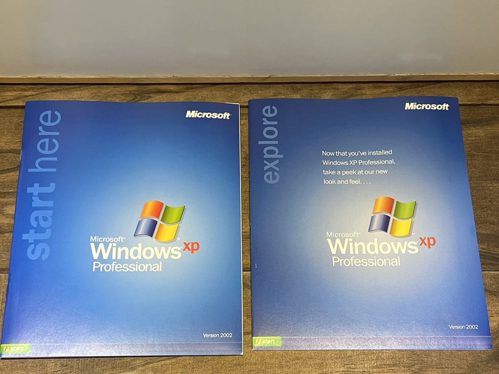 Microsoft Windows XP Professional Student Upgrade Version 2002 W/ Product Key