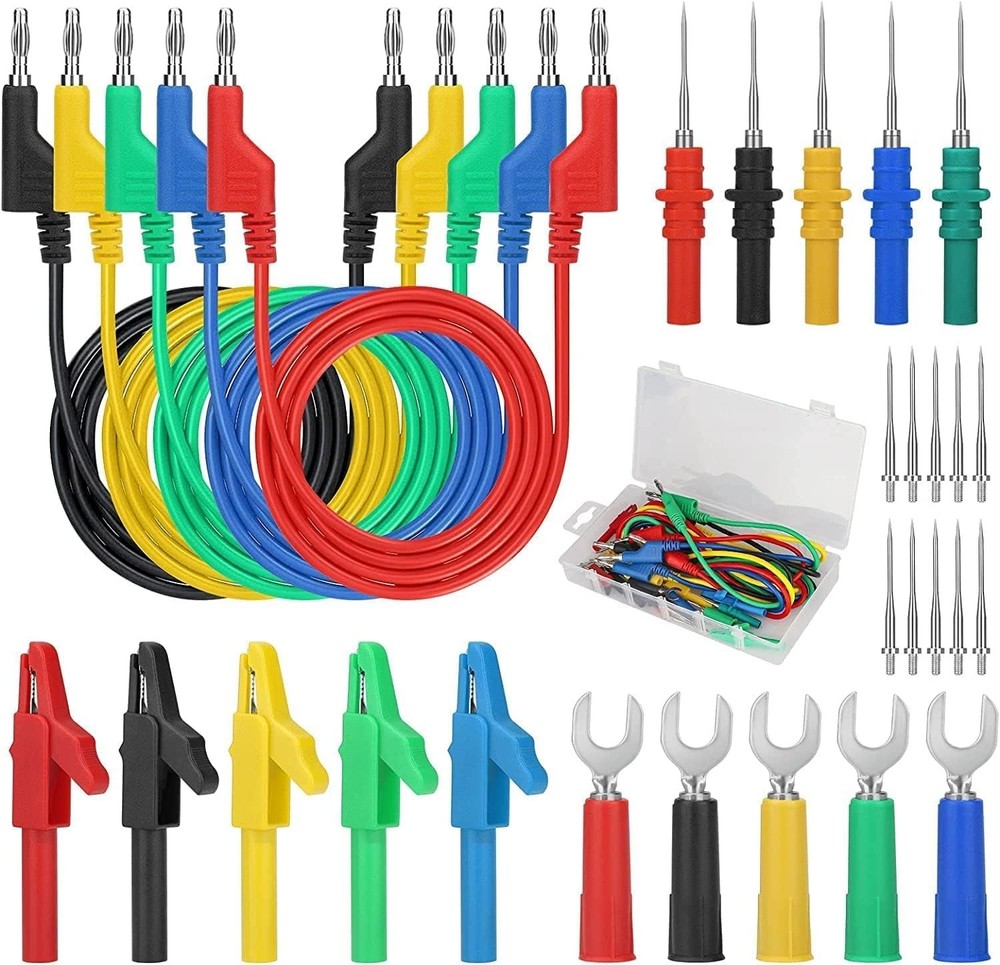 Environmentally Friendly 30PCS Multimeter Leads Set with Replaceable Probes