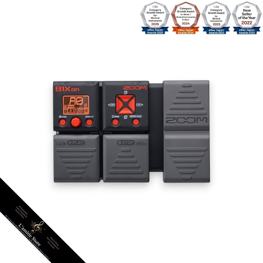 ZOOM B1Xon Bass Effects with Expression Pedal 100 Patch Memories Multi Processor