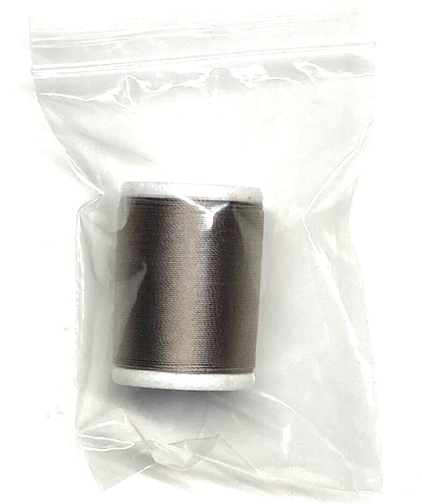 Gudebrod Nylon Thread Gray Ash Metallic Type EE 50-Yard Spool