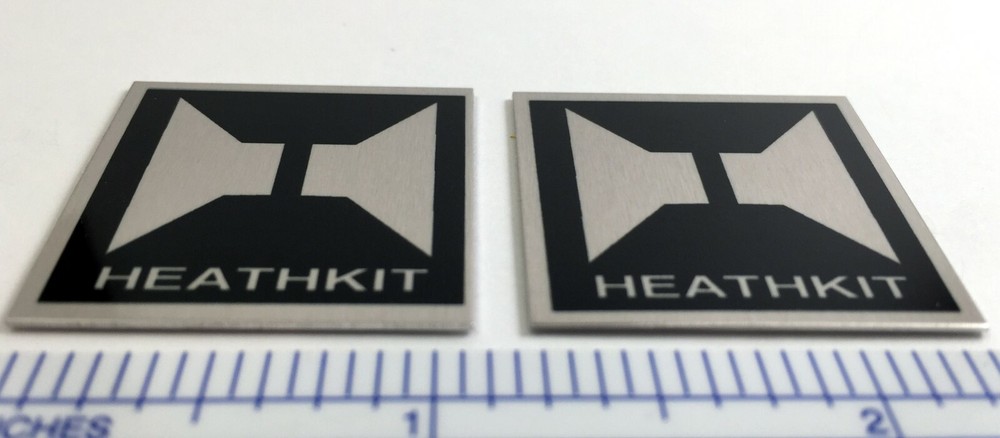 Heathkit Speaker Badge Logo Custom Made Metal