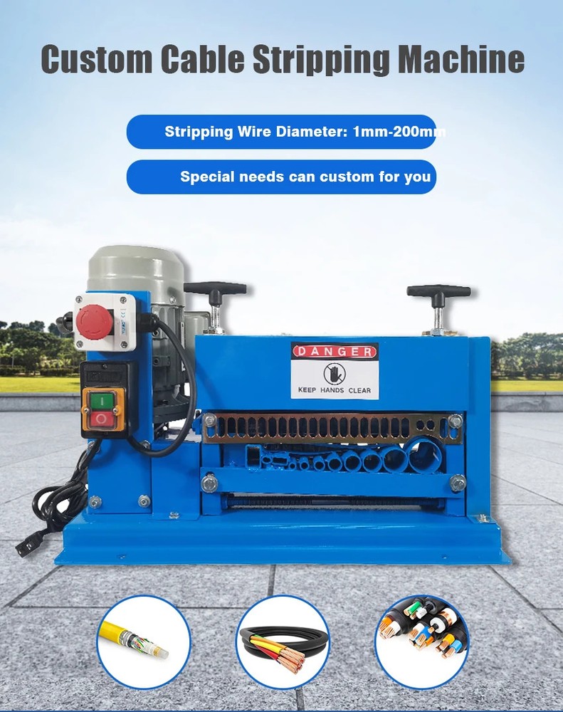 38 Automatic Mini Copper Wire Stripper Wire Stripper and Rubber Wire Recycling