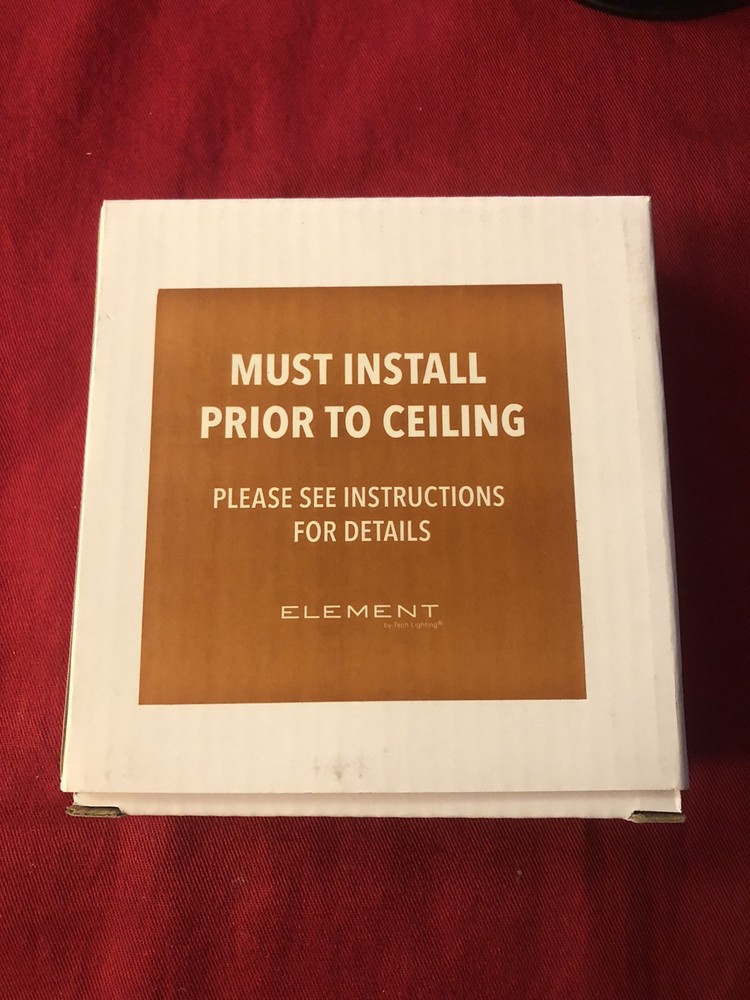 Element Tech Lighting 150E3RTWBKT E3 RD Wood Ceiling Trim Brkt