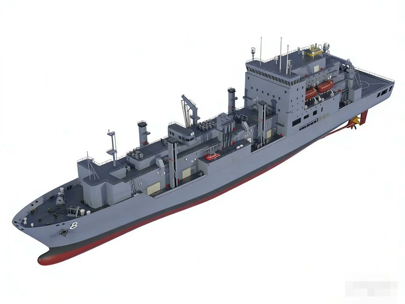1/ 350/400/700 US Lewis and Clark-class Dry Cargo/Ammunition Ship Unpainted