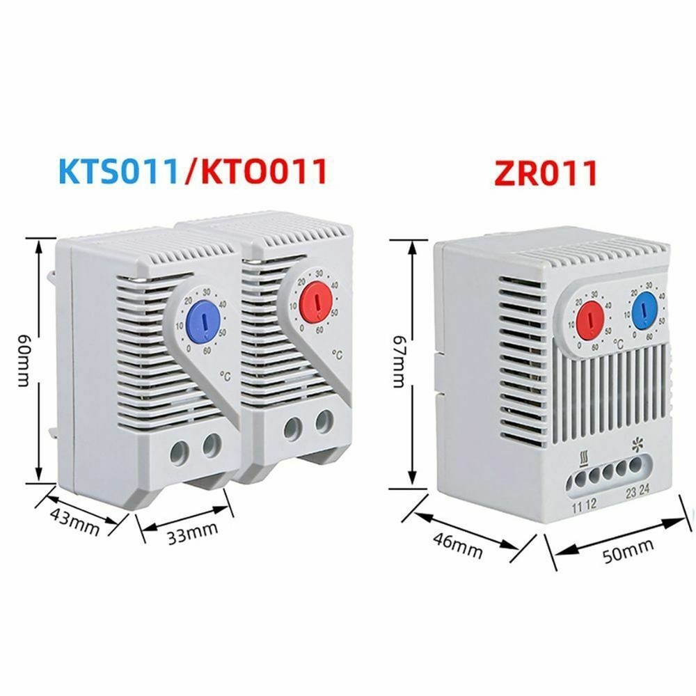 Compact Mechanical Switch Thermostat Temperature Controller Thermostatic Bimetal
