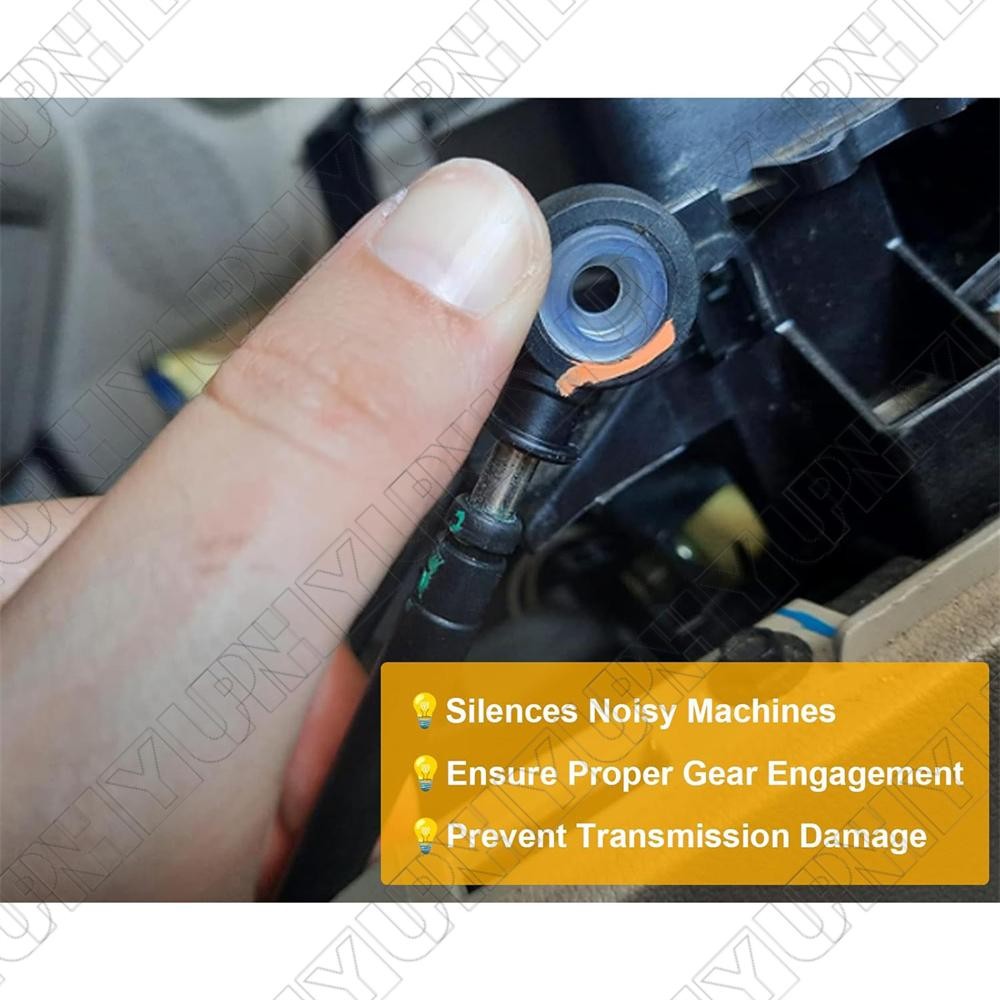 2PCS Shift Selector Cable Shift Bushing Kit For Chevrolet C5 Corvette 1997-2013