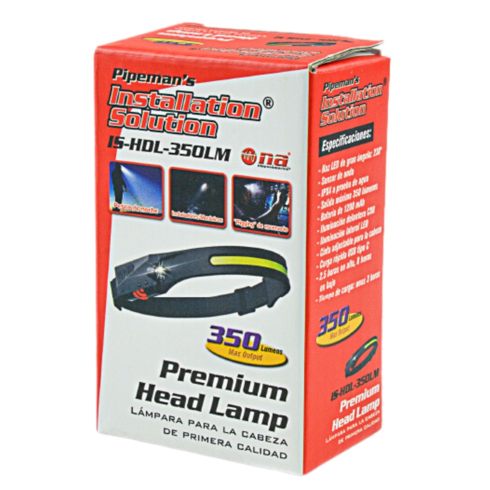 Installation Solution Rechargeable LED Head Lamp Work Light Adjustable Headband