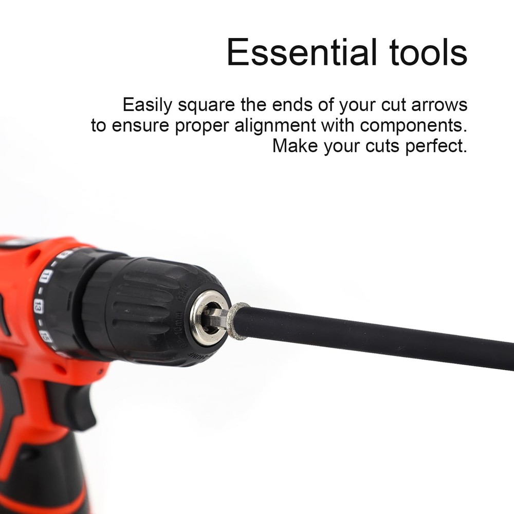 scottchen PRO Arrow Squaring Tool for Archery - Drill Powered Diamond...