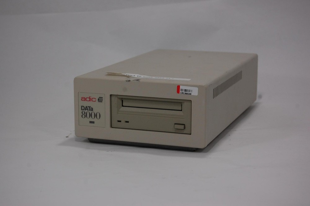 *Read ADIC DATa 8000B External Tape Drive