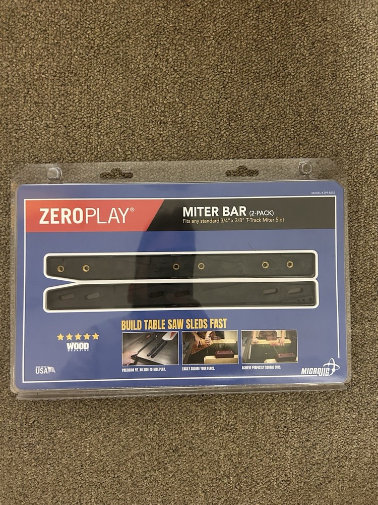 Micro Jig ZeroPlay Miter Bars ZP9-B2S2 (Double Pack)