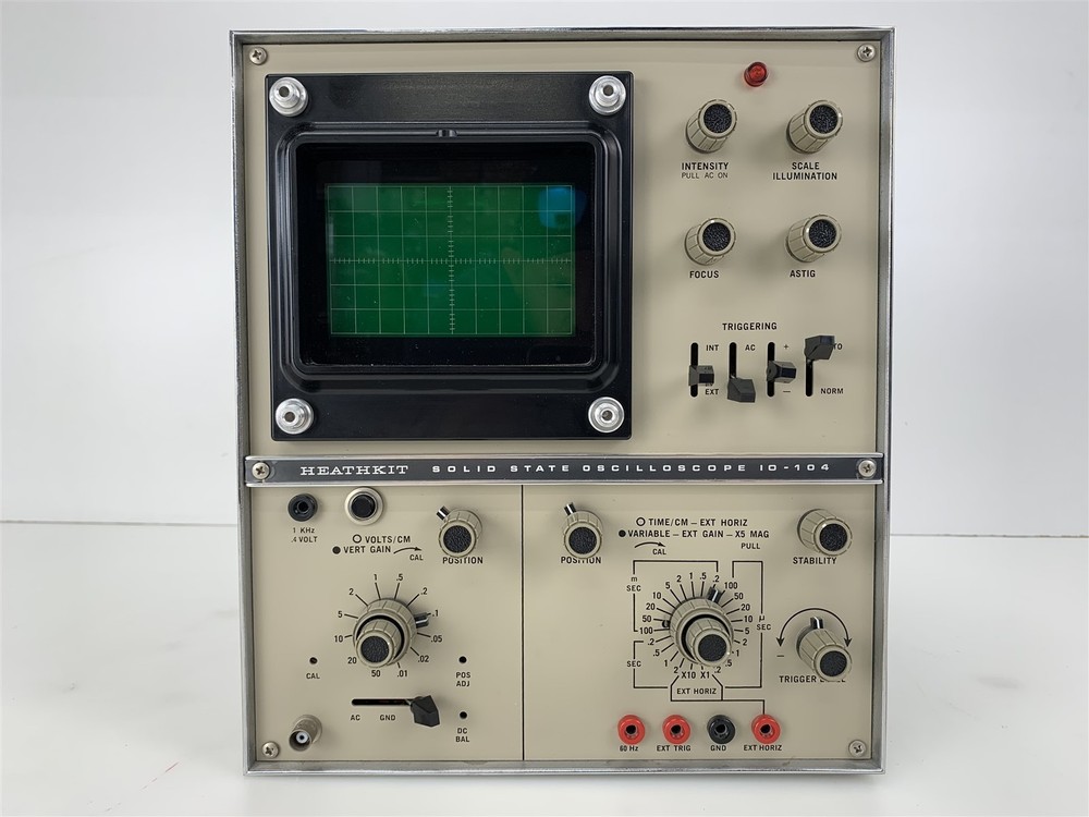 Heathkit Solid State Oscilloscope IO-104
