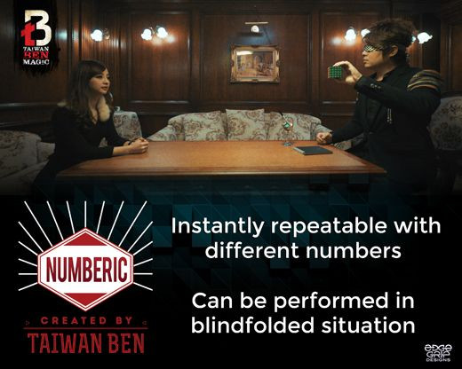 Numberic by Taiwan Ben - Cube Magic - Trick
