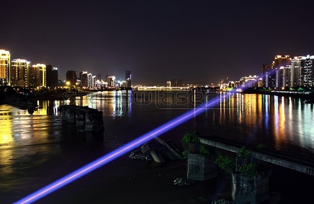 BX7-L 450nm Adjustable Focus Blue Laser Pointer Visible Laser Beam