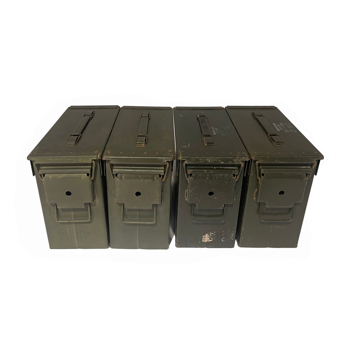 Tall 50 Cal Ammo Can Grade 1 US Military Surplus - 4 Pack