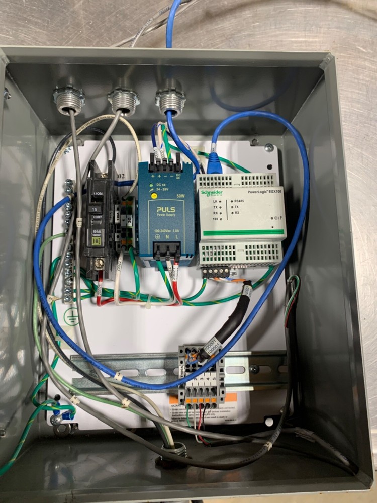 Schneider Electric Control Panel with power supply.  Used