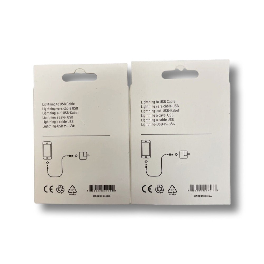 2 pack 6ft Charger Cable Charging Cord For iPhone With Cable Protector