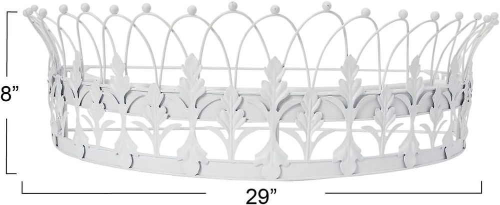 Decorative Metal Curtain or Canopy Crown
